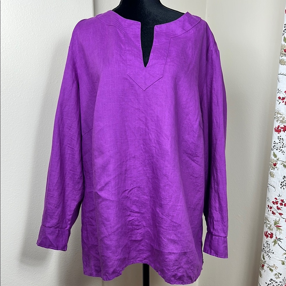 Lauren Ralph Lauren Purple Tunic